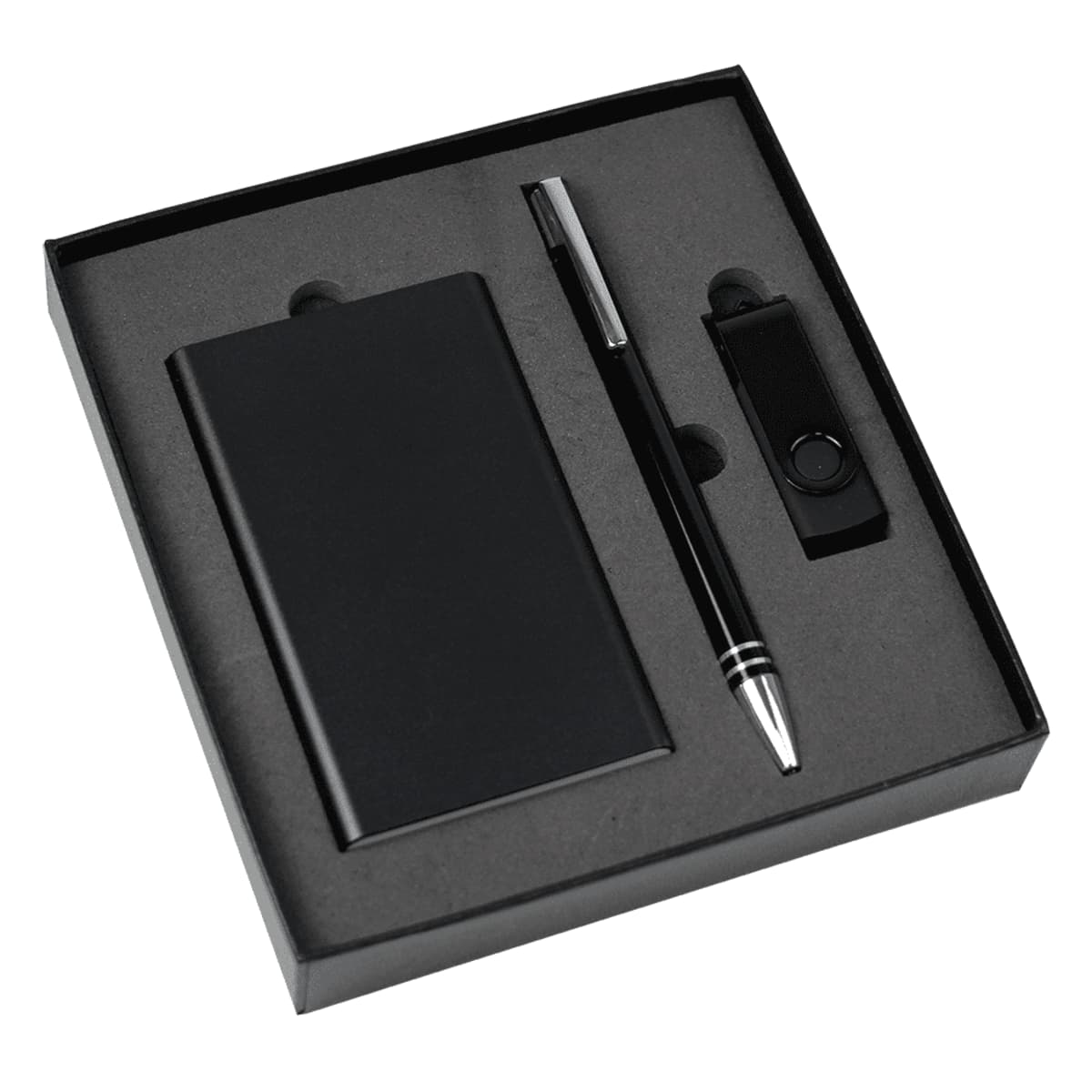 Gift Set - USB in 4G + Power Bank + Cable + Pen