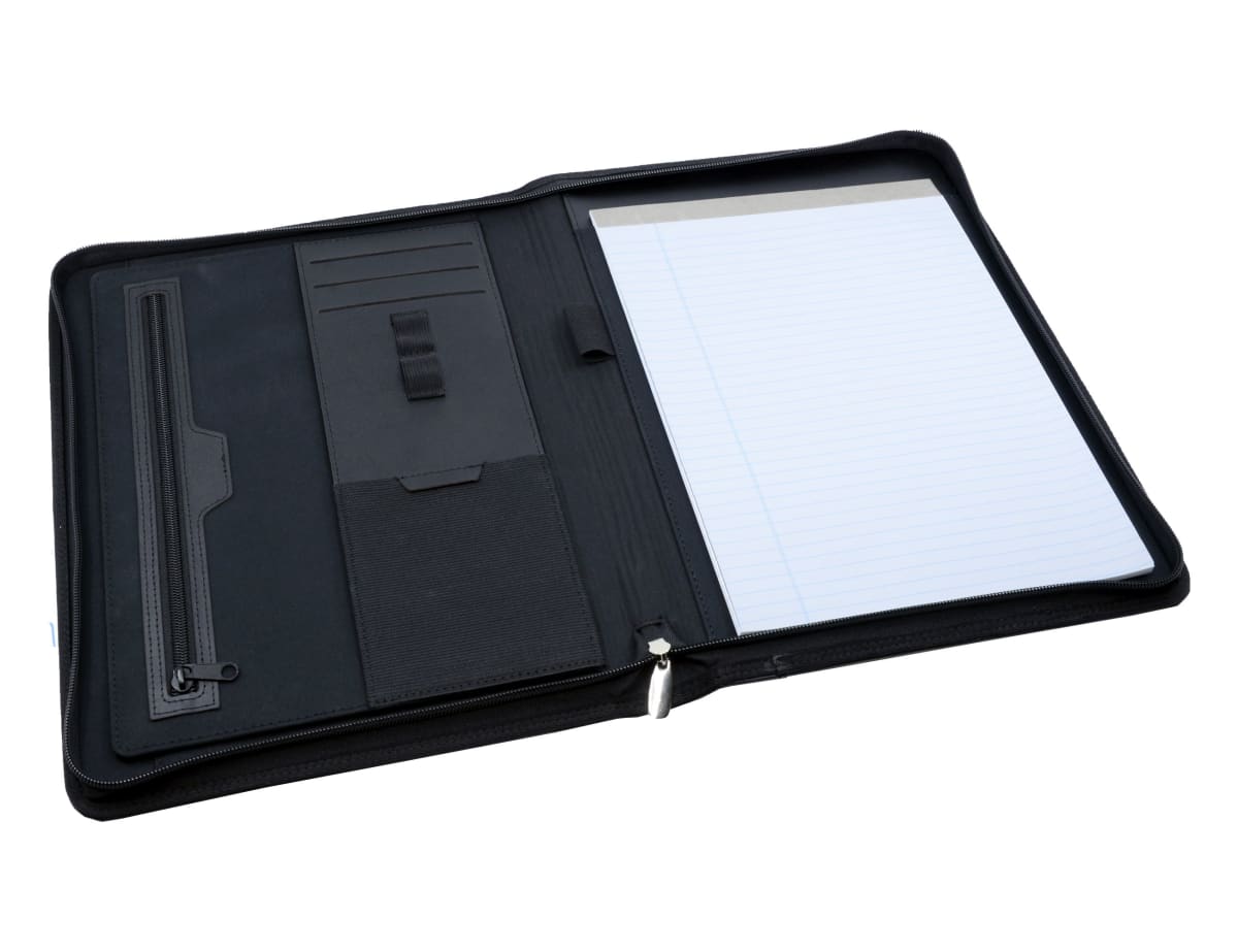 Bradford A4 Leather Zip Portfolio
