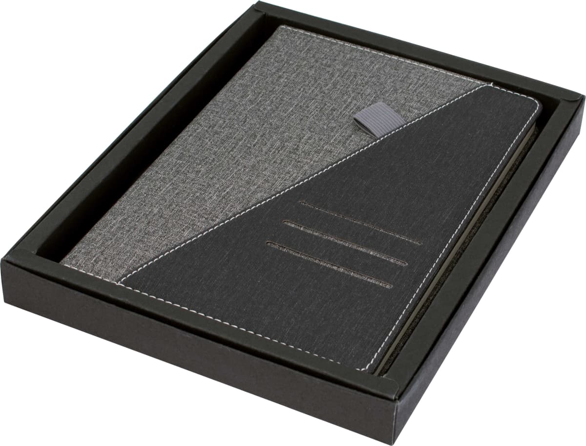 Ottawa A5 Notebook, Black/Grey