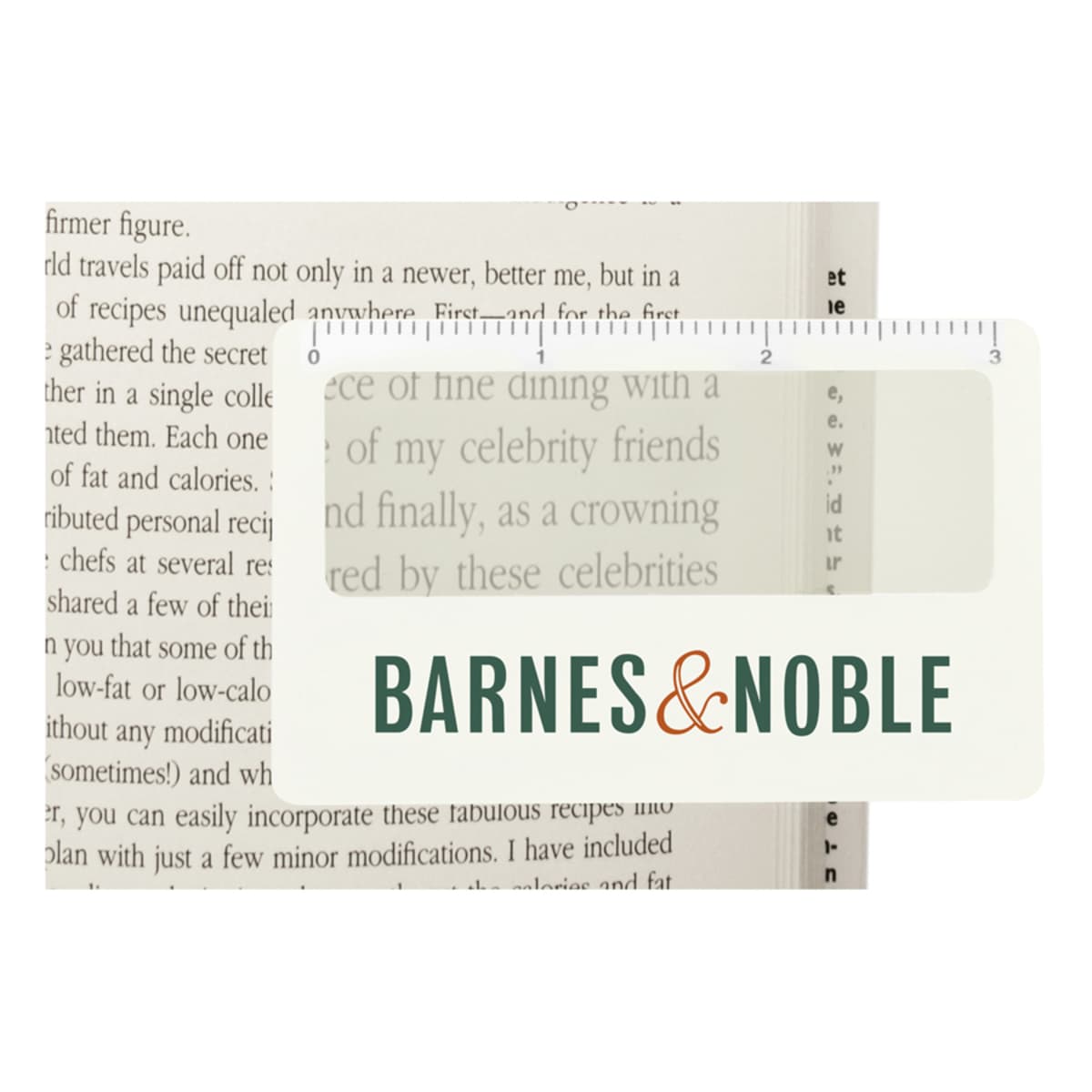 Pocket Ruler Magnifier with Sleeve