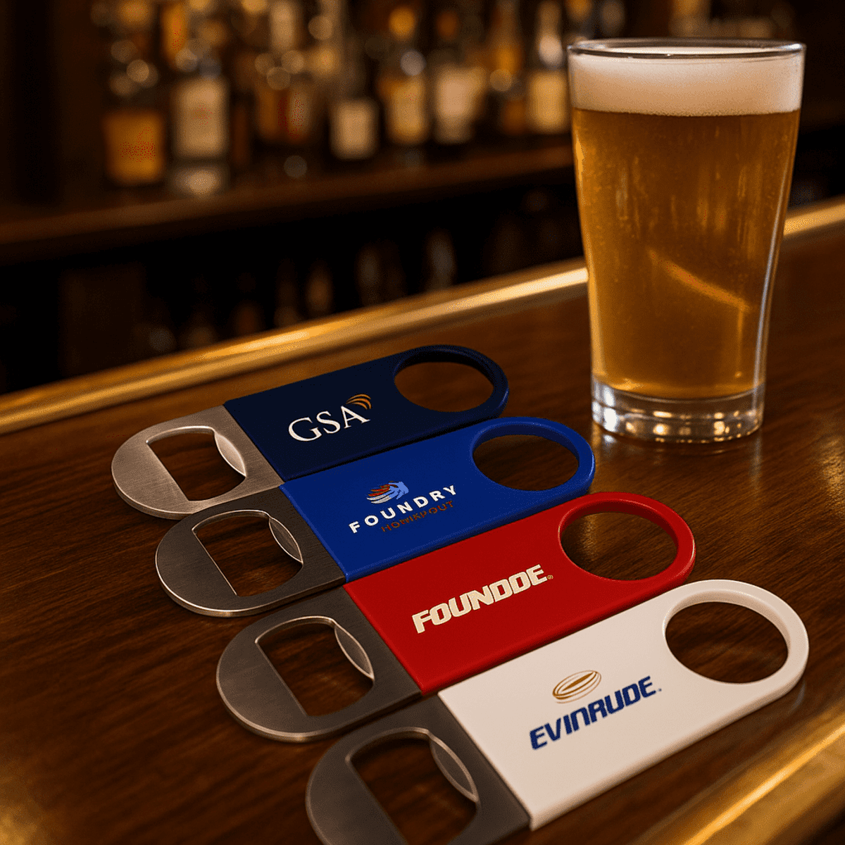 Bartender's Stubby Vinyl Bottle Opener