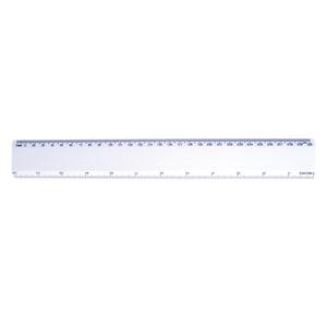 White 30cm Ruler