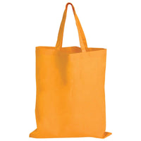 Coloured Cotton Short Handle Tote Bag