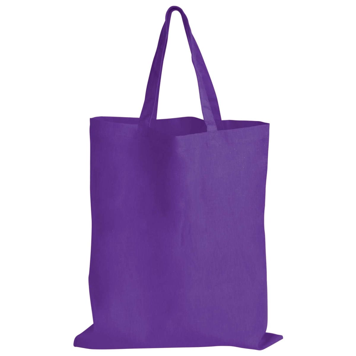 Coloured Cotton Short Handle Tote Bag