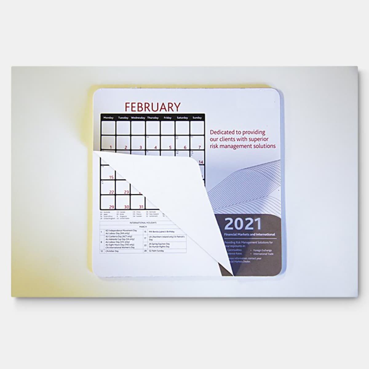 Calendar Mouse Mat (230mm x 190mm)