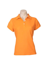 Womens Neon Short Sleeve Polo