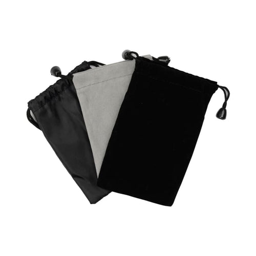 Velour Drawstring Pouch - (Stock)