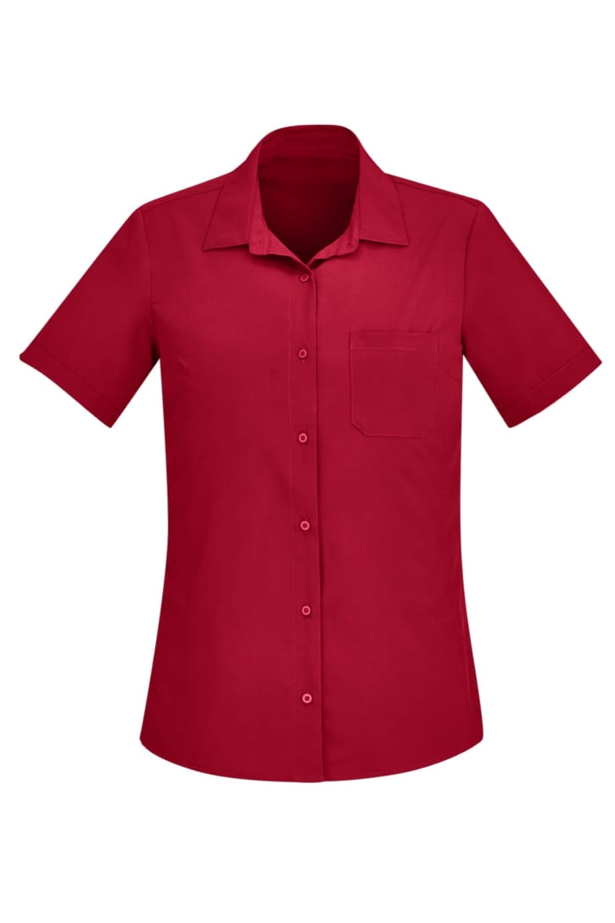 Womens Florence Plain Short Sleeve Shirt