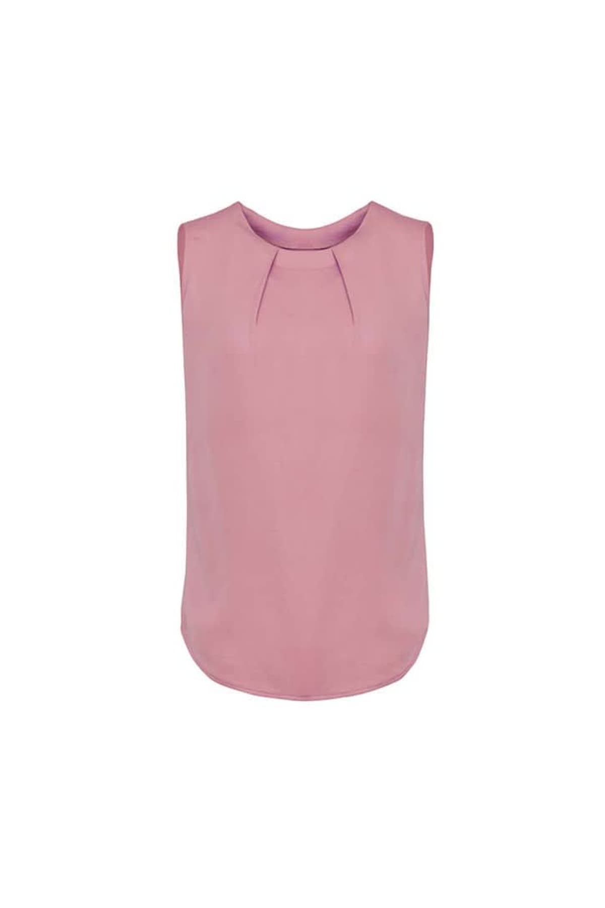 Womens Estelle Sleeveless Pleat Detail Blouse