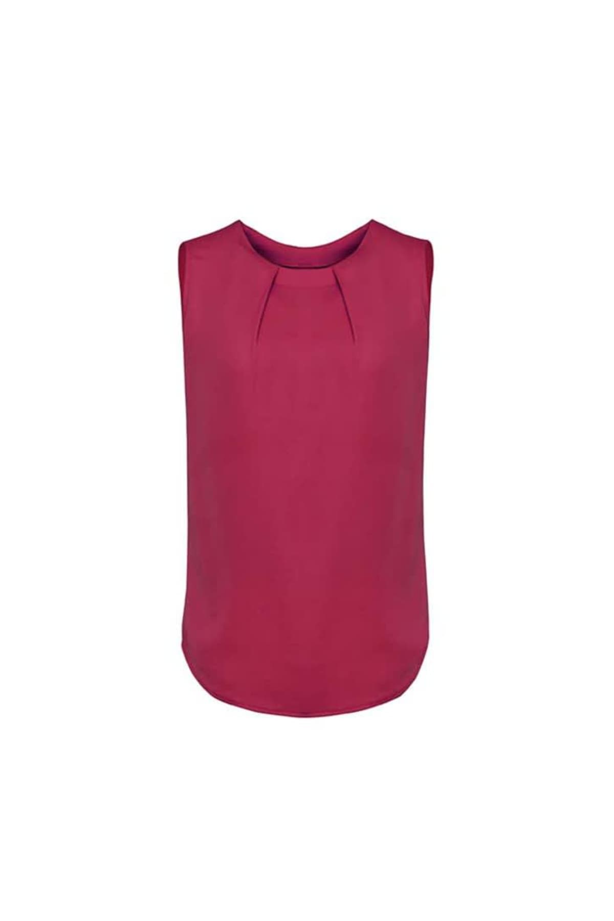 Womens Estelle Sleeveless Pleat Detail Blouse