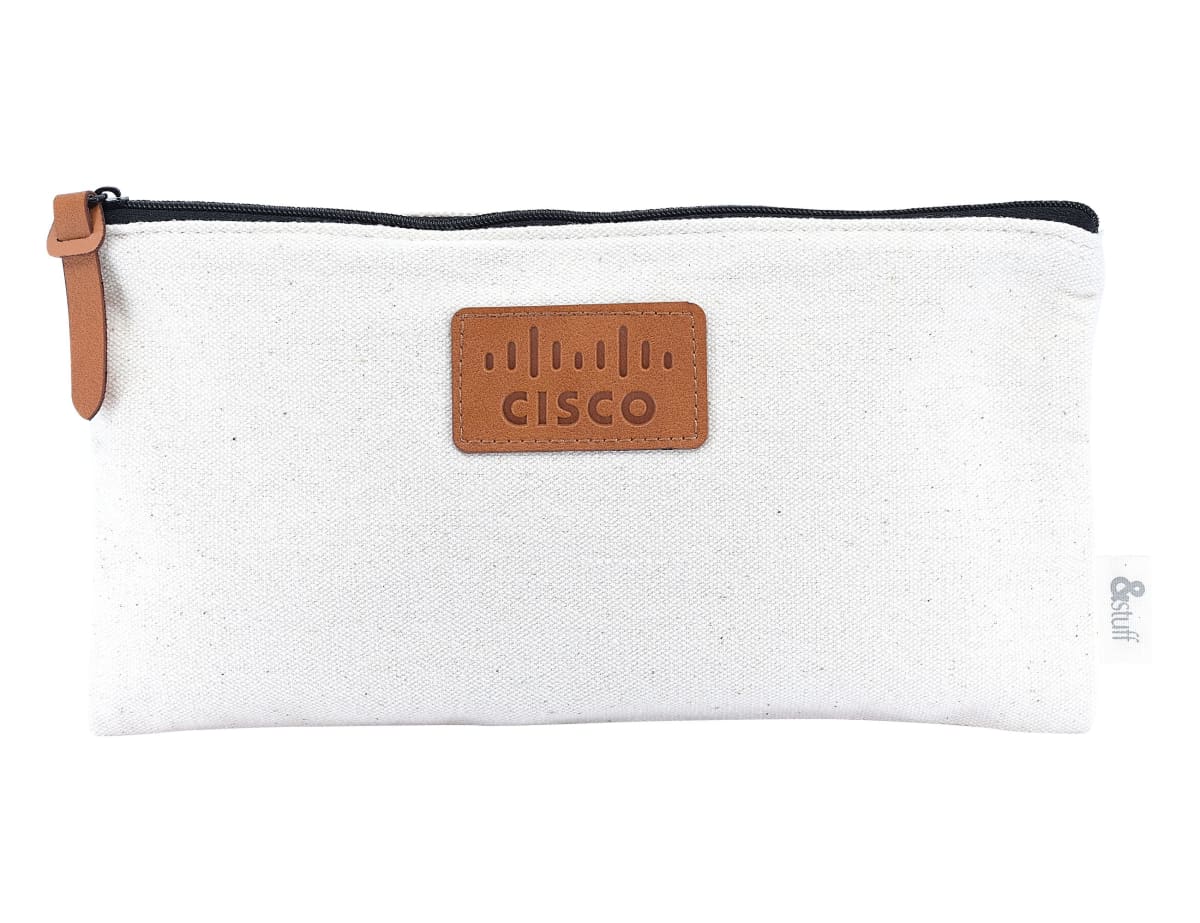 Calico Pencil Case 10cm x 21cm
