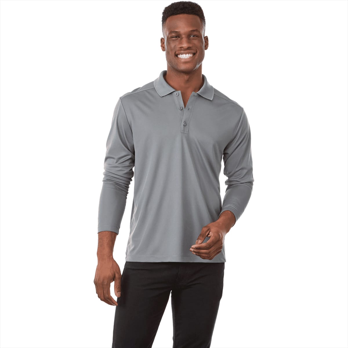 Mori Long Sleeve Polo - Mens