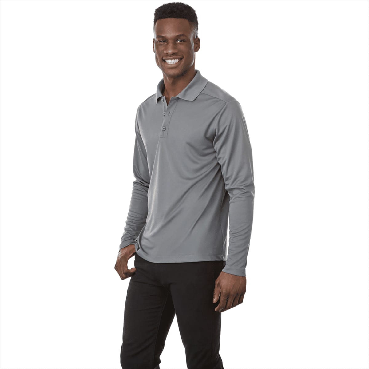 Mori Long Sleeve Polo - Mens