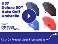 Deluxe 30" Auto Golf Umbrella