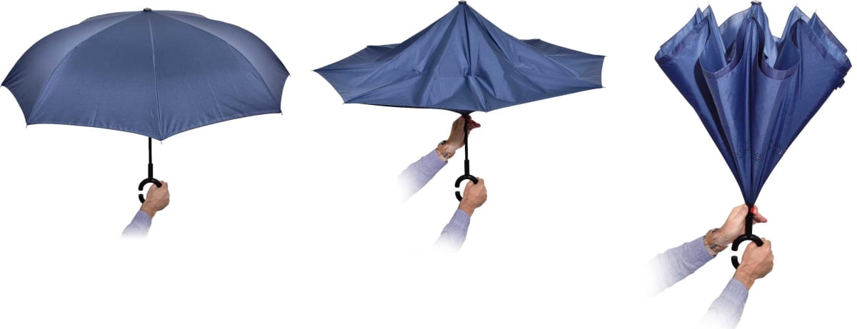 The Inverter Umbrella with J Handle