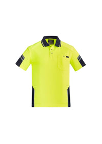 Mens Hi Vis Reinforced Squad Short Sleeve Polo