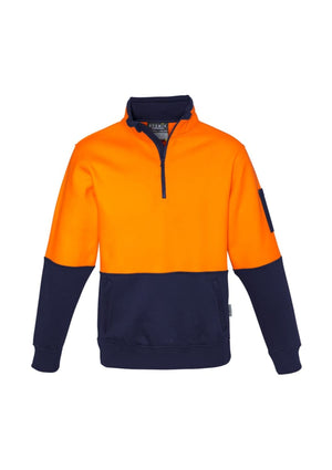 Unisex Hi Vis Half Zip Pullover