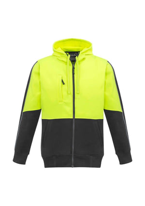 Unisex Hi Vis Full Zip Hoodie