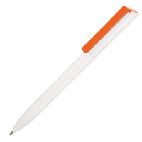 Plastic Pen Ballpoint White Minimalist