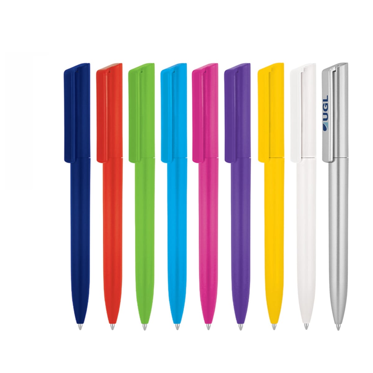 Plastic Pen Ballpoint Colours Minimalist