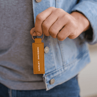 Amsterdam Recycled Leather Keyring