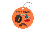 Air Freshener printed both sides CIRCLE Shape