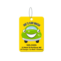 Air Freshener printed both sides Rectangle Shape