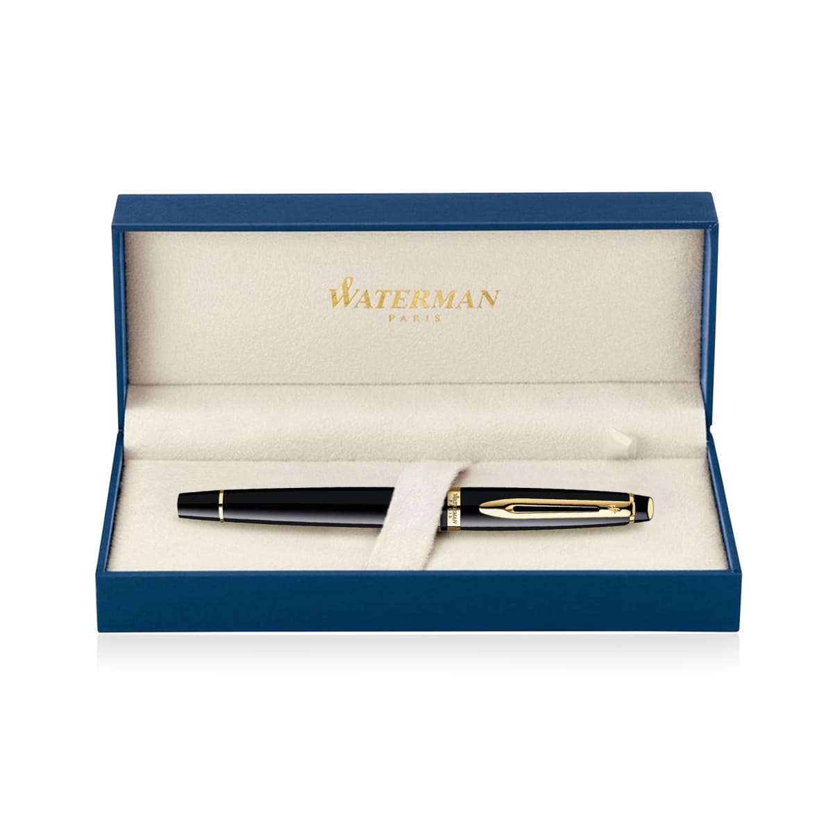 Metal Pen Rollerball Waterman Expert - Lacquer Black GT