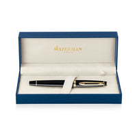 Metal Pen Rollerball Waterman Expert - Lacquer Black GT