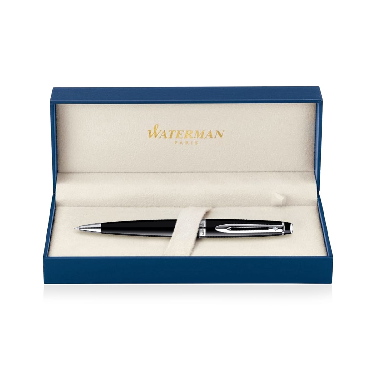 Metal Pen Ballpoint Waterman Expert - Lacquer Black CT