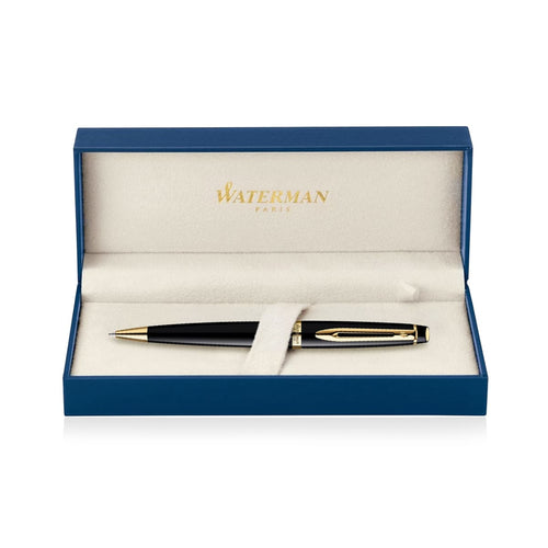 Metal Pen Ballpoint Waterman Expert - Lacquer Black GT