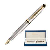 Metal Pen Ballpoint Waterman Expert - Brushed Stainless GT