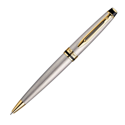 Metal Pen Ballpoint Waterman Expert - Brushed Stainless GT