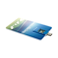 Slimline V Credit Card Type-C Flash Drive.