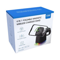 Lamar 4n1 15W Magnetic Wireless Charger with 18W (QC3.0) Adaptor