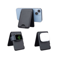 Monroe 15W Magnetic Card Wallet & Wireless Charging Stand