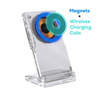 Norris 15W Acrylic Magnetic Wireless Charging Stand