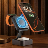 Everest 3-in-1 15W Magnetic Wireless Charging Station