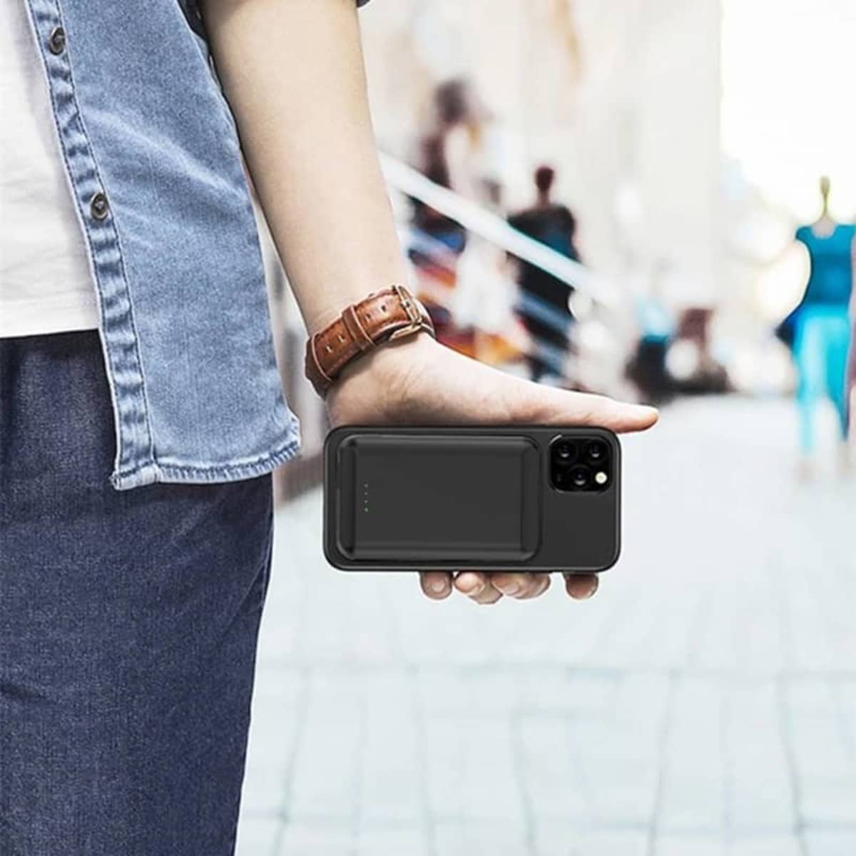Denver Magnetic Wireless Power Bank - 5000 mAh