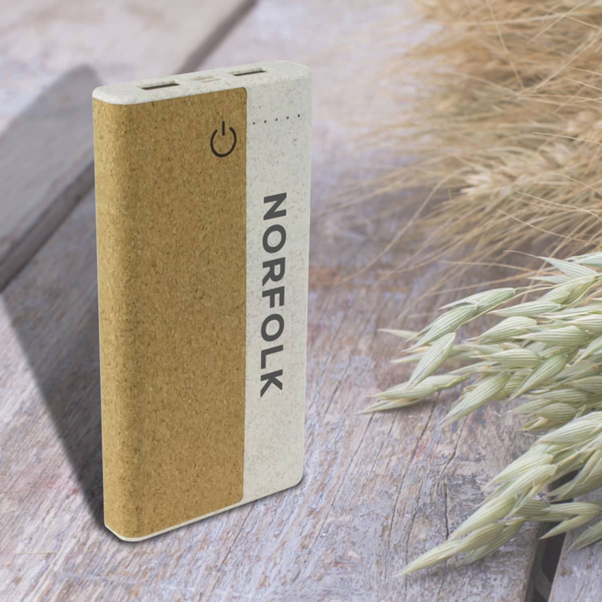 Norfolk 15W Wireless Eco Power Bank - 10,000 mAh (Stock)