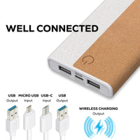 Norfolk Wireless Eco Power Bank - 10,000 mAh (Stock)