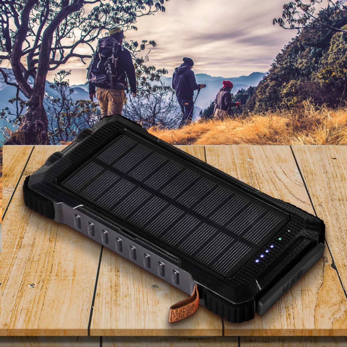 Outback Pro Solar Power Bank - 10,000 mAh (Stock)