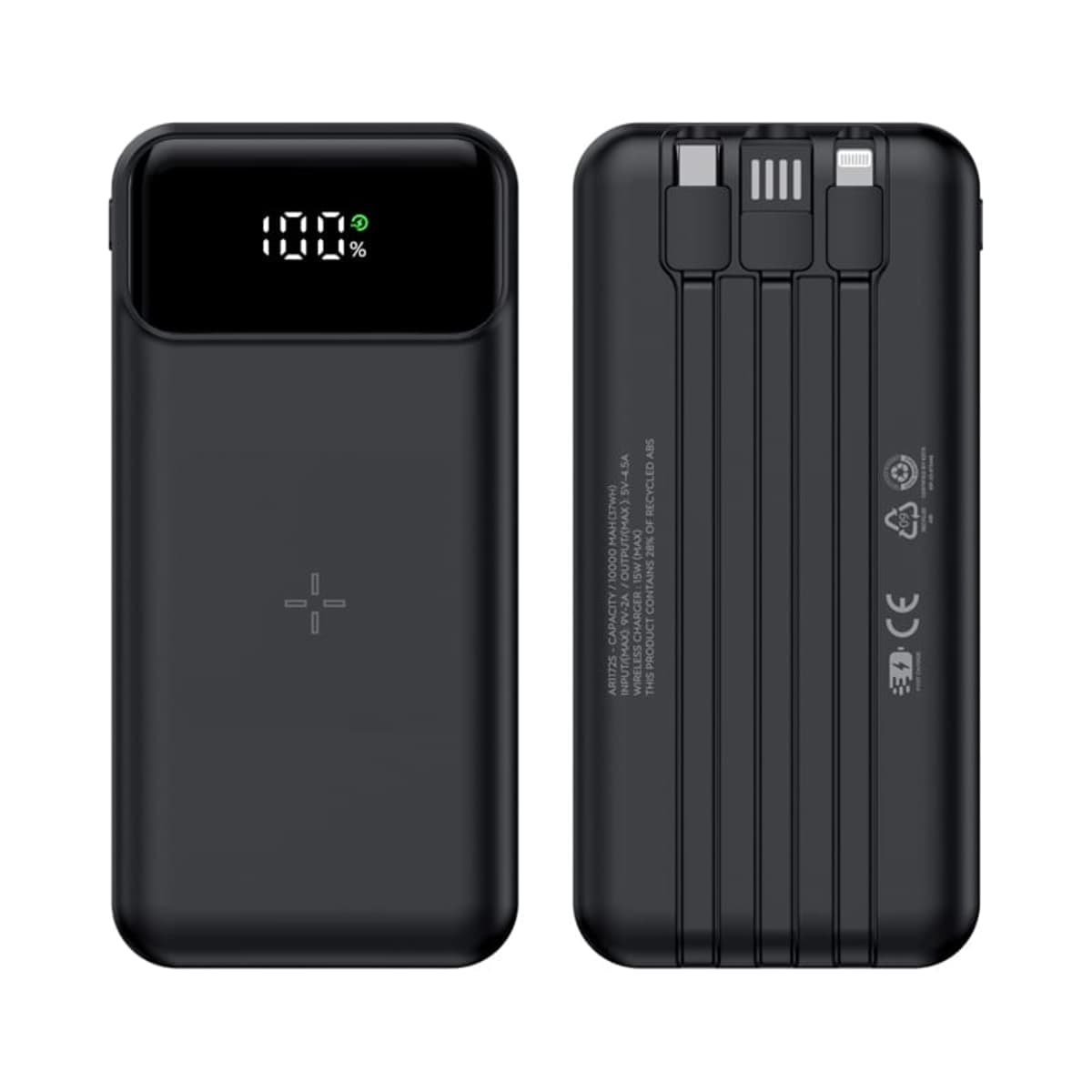 Bowden Eco 22.5W Quick Charge Wireless Power Bank - 10,000 mAh (Stock)