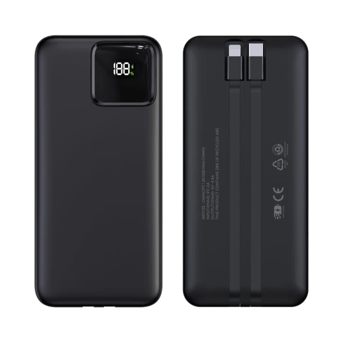 Collins Eco 22.5W Quick Charge Power Bank - 20,000 mAh (Stock)