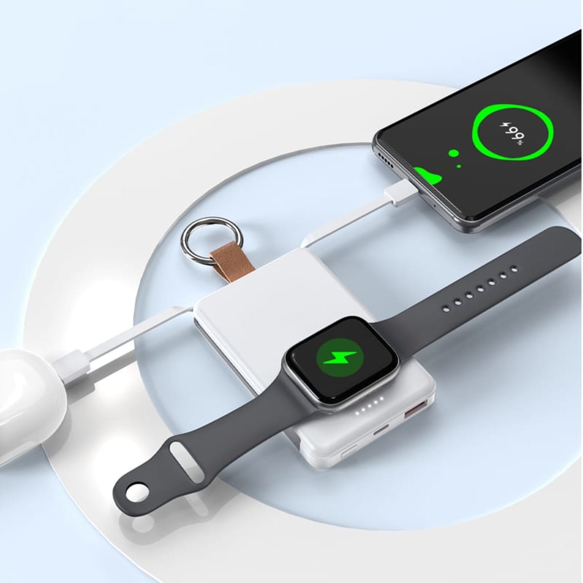 Franklin Magnetic Watch Power Bank - 5000 mAh