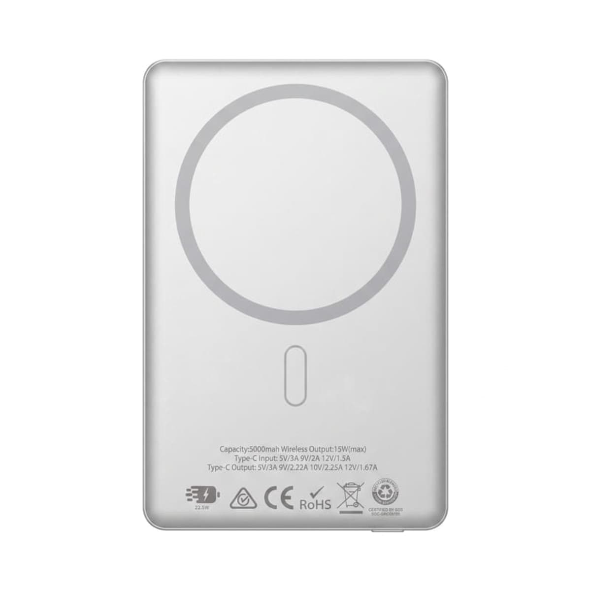Bryan Ultra Thin 15W MagSafe Power Bank - 5000 mAh (Stock)