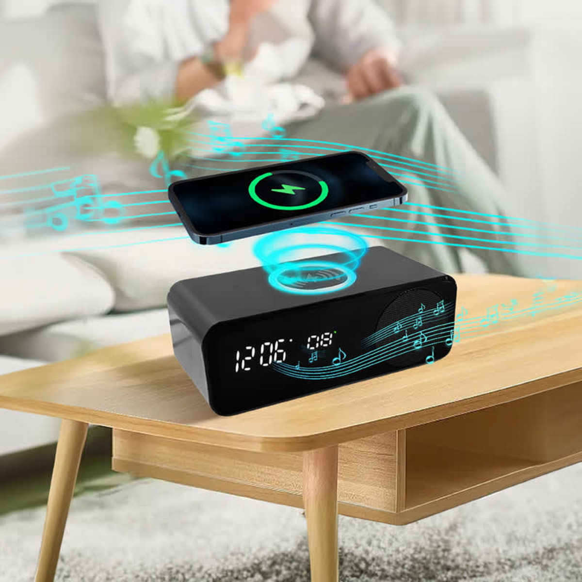 Mane 15W Wireless Charging Speaker