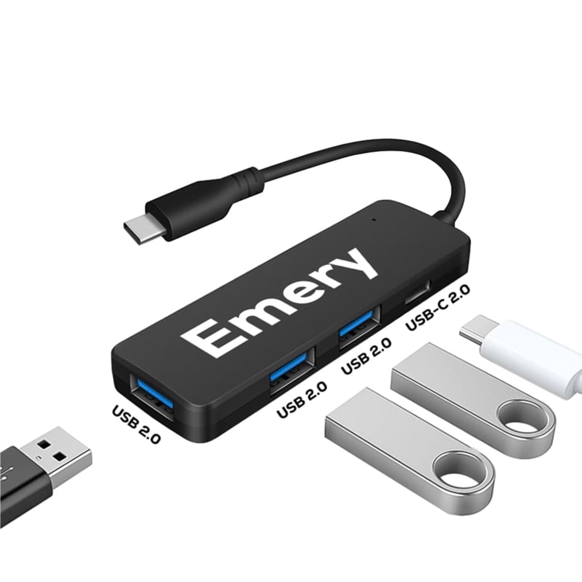 Emery Type-C Hub (USB Type-C, USB Type-A)