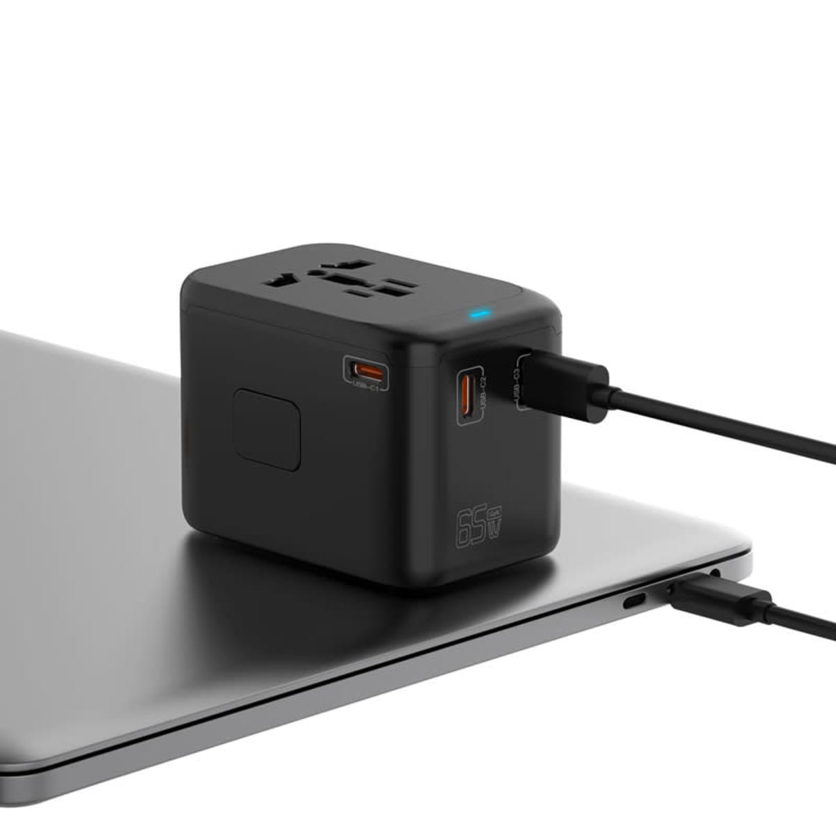 Madern 65W GaN PD and QC Travel Adaptor (A3C)
