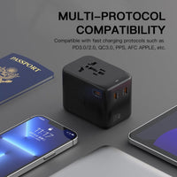 Madern 65W GaN PD and QC Travel Adaptor (A3C)